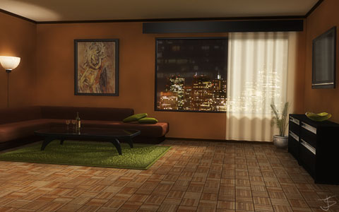 Modern Living Room Final Version