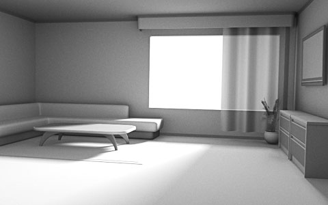 Modern Living Room WIP 2