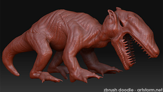 Fantasy Creature doodling in ZBrush
