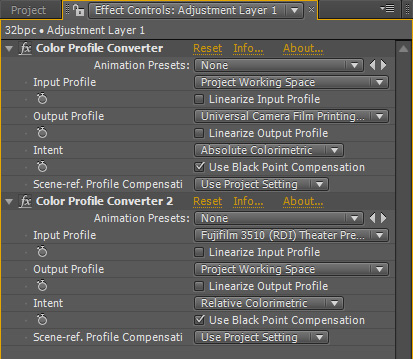 The Color Profile Converter to Bake in a Film Look