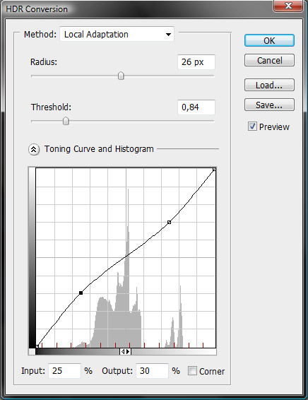 Tone Mapping with Local Adaptation