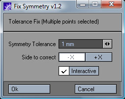Fix Symmetry - Tolerance Fix